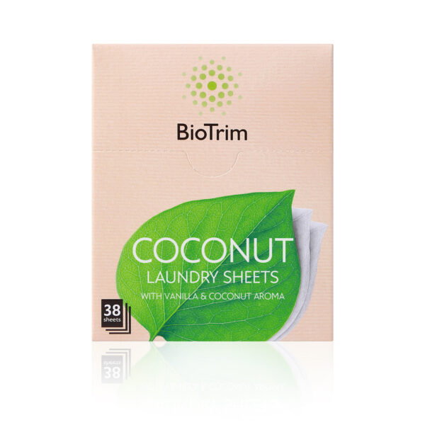 COCONUT Laundry sheets for washing delicate fabrics