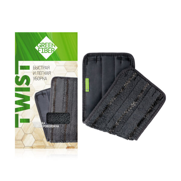 Green Fiber TWIST Microfiber Mop Pad