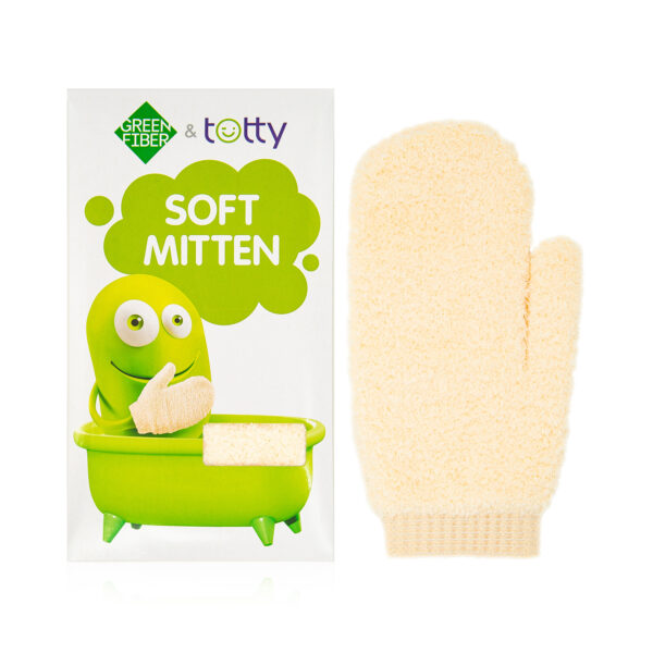 Green Fiber & Totty Children's soft mitten