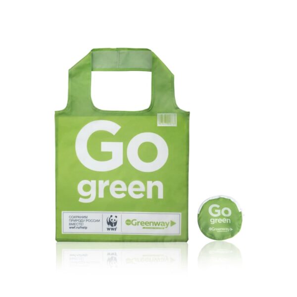 Shopper bag with covermade of a recycled ocean plastic